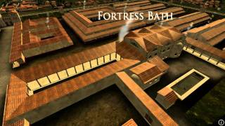 Animation of ancient Roman Fort in Caerleon Wales [upl. by Cioffred]