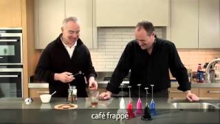 How to make a frappé coffee using an aerolatte milk frother [upl. by Anrev294]