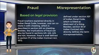 What is Difference Between Fraud amp Misrepresentation [upl. by Faires]