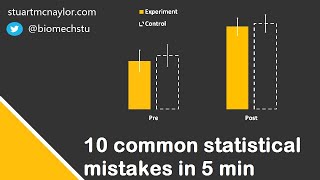 Ten Statistical Mistakes in 5 Min [upl. by Earehc]