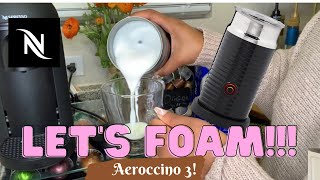 How To Foam Milk With Aeroccino 3 Make Coffee With Foam Tips amp Tricks  Easy Foamed Latte Recipe [upl. by Sharp]